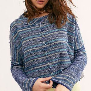 Free People Catalina Raw Hem Pullover Size Small